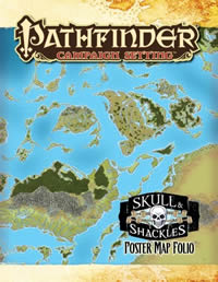 [PZO9247] Pathfinder Campaign Setting Skull & Shackles Poster Map Folio